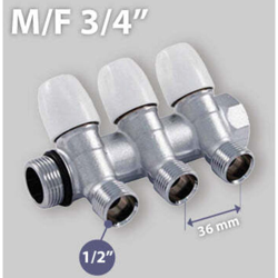 Tiemme Raccorderia - Collettore Lineare Maxima per Sanitari 3/4' a 4 Vie ART.1860004 características