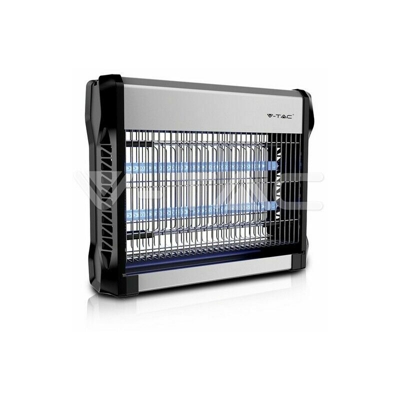 V-tac - ZANZARIERA ELETTRICA FULMINA ZANZARE INSETTI LANTERNA LAMPADA 2 BULBI LED 20W