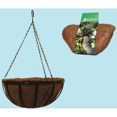 Ricambi Vasi Fibra Di Cocco Gdlg Per Balconiere Con Catena Diam.30Cm Conf 6Pz