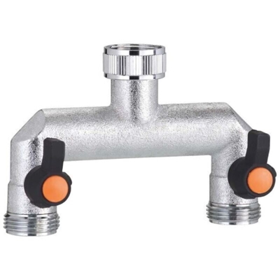 Claber Metal-Jet Rubinetto 2 Vie 9601