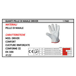 GUANTI PELLE DI MAIALE DRIVER TG 10 - Oreca precio