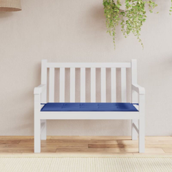 vidaXL Cuscino per Panca da Giardino Blu Reale 150x50x4 cm in Tessuto - Blu en oferta