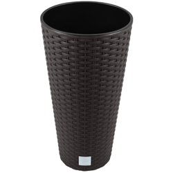 Vaso di fiori Rato da 64 litri con inserto 40 x 40 x 76,3 cm in ocra scuro características