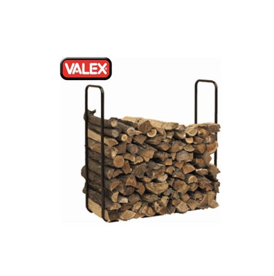 Valex - SUPPORTO PORTA LEGNA SMONTABILE IN ACCIAIO VERNICIATO 100 x 25 x 94 cm ' '
