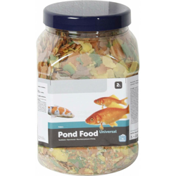 2 litri, cibo per pesci da laghetto in fiocchi. precio