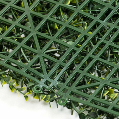 Siepe Sintetica Real Touch ' Geranio ' 50X50 Cm Reale Sempreverde