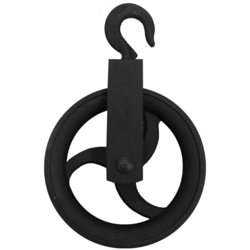 Puleggia nera da 220 mm características