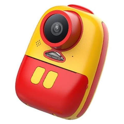 26 Milioni Di Pixel Interruttore A Doppia Lente Bambini Mini Fotocamera Shooting & Print Led Fill Light Giocattoli Elettronici Multilingue | Fotocamere Giocattolo (giallo)
