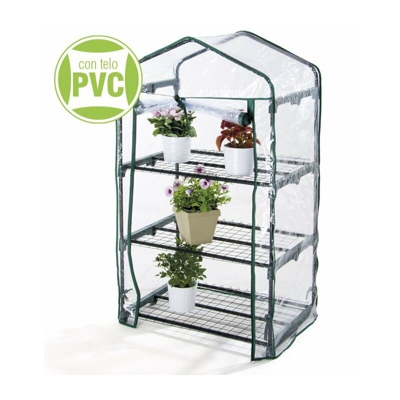 Serra 3 ripiani con telo PVC