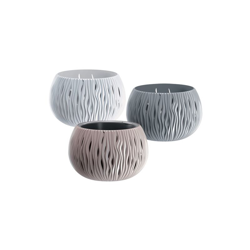 Bowl SANDY CON serbatoio in colore bianco 21,8 (altezza) x 37 (larghezza) x 37 (profondità) cm - Prosperplast en oferta