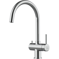 Rubinetto 3 vie miscelatore lavello cucina in Acciaio INOX lucido per utilizzo con sistemi filtro canna a U - Vizio características