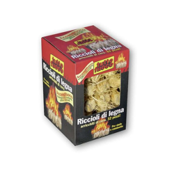 32 riccioli di legna características