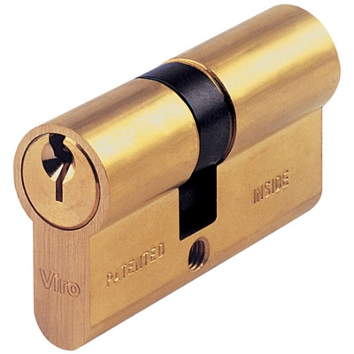 cilindro mod 920.5 cilindro sagomato senza apertura emergenza lung 70mm misura 25.10.35mm con 3 chiavi - Viro