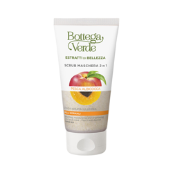 Estratti di bellezza - Mascarilla exfoliante 2 en 1 - Melocotón y Albaricoque - alisa, hidrata e ilumina - pieles normales (75 ml) en oferta