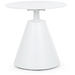 Tavolino da caffe 'Aloha ' per lettino da esterno e giardino Ø 50 cm in alluminio -Bianco precio