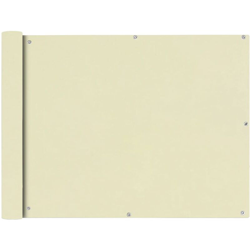 Paravento da Balcone in Tessuto Oxford 90x400 cm Crema - crema - Youthup en oferta