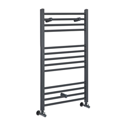 Hudson Reed Artle Scaldasalviette Piatto di Design Verticale - Termoarredo Bagno ad Acqua Calda - Acciaio Antracite - 415W - 1000 x 400mm en oferta