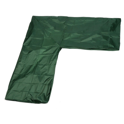 Copertura per mobili da giardino ad angolo in rattan a forma di L protettiva per esterni impermeabile