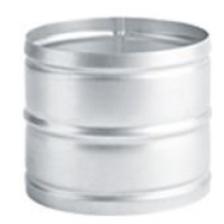 Ala Fumisteria Pellet Legna - RACCORDO ZINCATO PER ALA FLEX en oferta