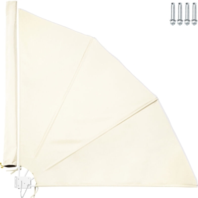 Tenda a ventaglio per balcone - tende da sole, tende da esterno, tende da sole per balcone - beige