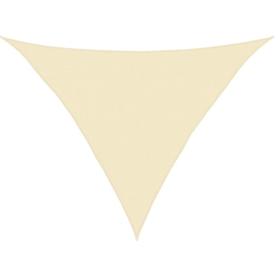vidaXL Vela Parasole 160 g/m² Crema 5x5x6 m in HDPE - crema