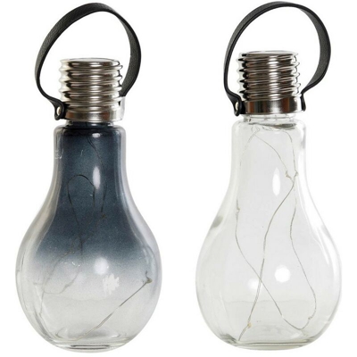 Lampadina LED Solare Geam (2 pcs) (9 x 9 x 20.5 cm) - Dkd Home Decor