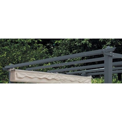 Trave tonda di ricambio per pergola 3x3 mt 19 mm lunghezza 268 cm in acciaio