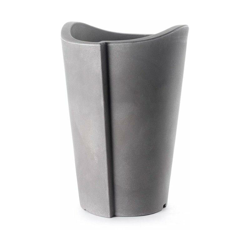 Vaso cilindro 'Bassano Essential' in resina da giardino per fiori e piante. -60 cm / Cappuccino en oferta