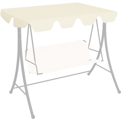 YOUTHUP Baldacchino per Dondolo Giardino Crema 192x147 cm 270 g/m2 - crema precio
