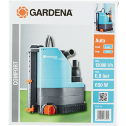 Gardena - Pompa Di Scarico Comfort - 13000 Aquasensor Blu / Verde 30 X 30 X 30 Cm 01.785-20 en oferta