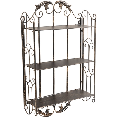 CLP - Scaffale pensile ELLA in ferro Bronzo