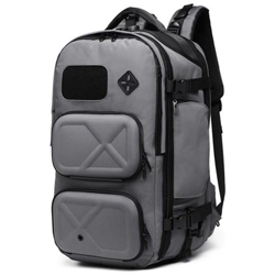 Zaino Da Esterno Uomo Usb Antifurto Da Viaggio Impermeabile Multifunzionale Di Grande Capacità 27x18x48cm Gray en oferta