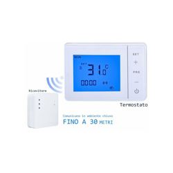 Termostato Wireless RF Cronotermostato Digitale Settimanale Touch Per Caldaia A Gas e Riscaldamento Termosifone Ad Acqua 3A 220V en oferta