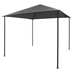 Gazebo 3x3 m Antracite in Tessuto e Acciaio 180 g/m2 - Antracite - Youthup en oferta