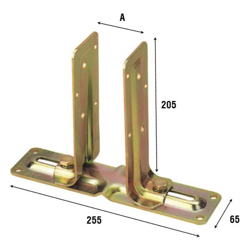 Supporto staff di ancoraggio regolabile 70-140 mm per pilastri travi in legno en oferta