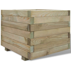 Letto Rialzato 50x50x40 cm Quadrato in Legno - Verde - Youthup precio
