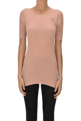 Ribbed cotton knit pullover precio