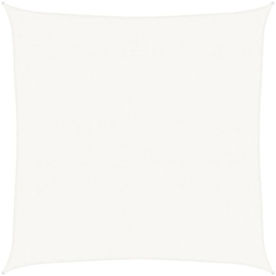 vidaXL Vela Parasole 160 g/m² Bianca 4,5x4,5 m in HDPE - Bianco