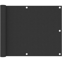 Paravento Balcone Antracite 75x500 cm in Tessuto Oxford - Antracite - Vidaxl en oferta
