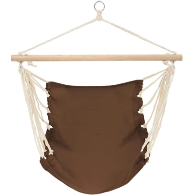 Amaca seduta 1,0 x 0,8 m. in cotone, caffè - Marrone
