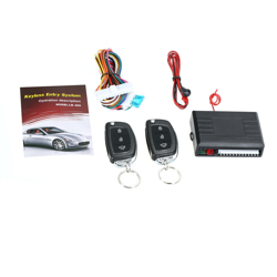Universal Car Door Lock Trunk Release Keyless Entry System Central Locking Kit With Remote Control Trunk Pop Support 1 Million Code Times,Black precio