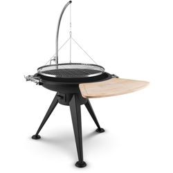 Delion Griglia Patibolo Sospesa Braciere Ø80cm Piedini Cavo Acciaio características