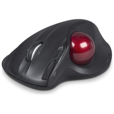 Trackball Mouse Wireless Aptico con 5 Tasti 1.600 DPI Colore Nero