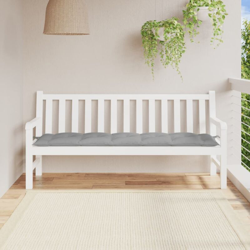vidaXL Cuscino per Panca da Giardino Grigio 180x50x7 cm in Tessuto - Grigio precio