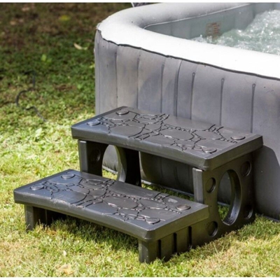 Scaletta 2 gradini Gre per accesso in Spa