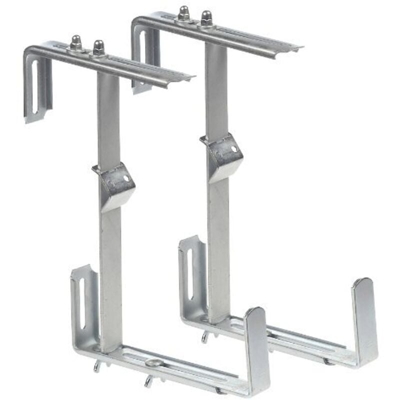 Staffe Balcone Verstellb., Zincato., 3 Volte