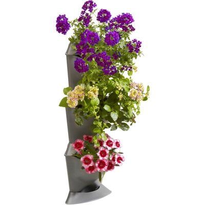 Vaso Fioriera 3 Ripiani Angolare Sistema Modulare Per Decorare Pareti Balcone