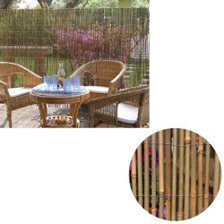 Arella in bamboo naturale a canna grossa legata filo ferro 1x3 mt precio