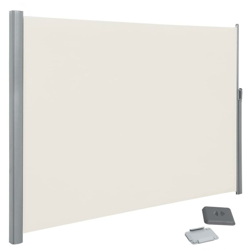 Tenda Laterale 200 x 400 cm (A x L), Tenda Avvolgibile per Balcone e Terrazzo, Protezione Privacy, Frangivista, Parasole, Separatore, Beige GSA204E01 en oferta