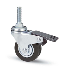 Valsecchi - Ruota gomma da 50mm con perno da 8mm e freno precio